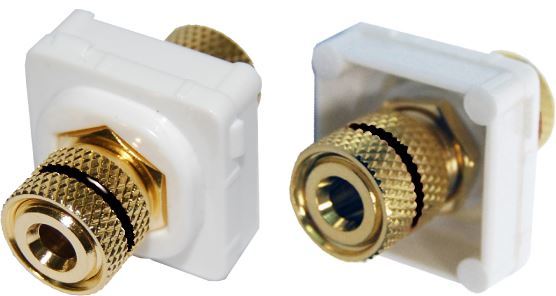 AMDEX Black Speaker Binding Post Gold Plated