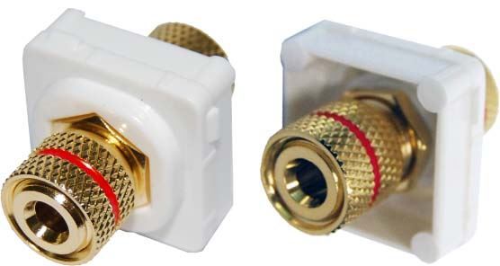 AMDEX Red Speaker Binding Post Gold Plated