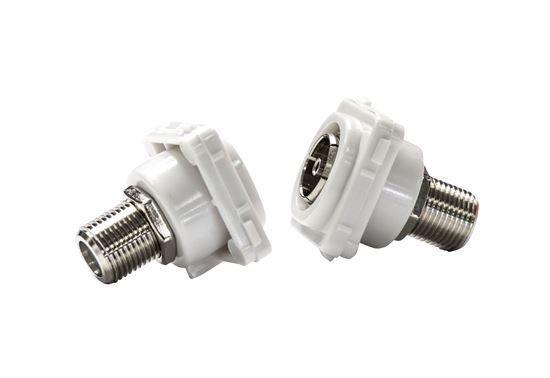 AMDEX PAL to F Connector insert for AMDEX Face Plates. AMDEX style.    