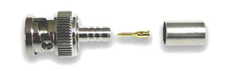 BNC Male Inline Crimp 75 Ohm