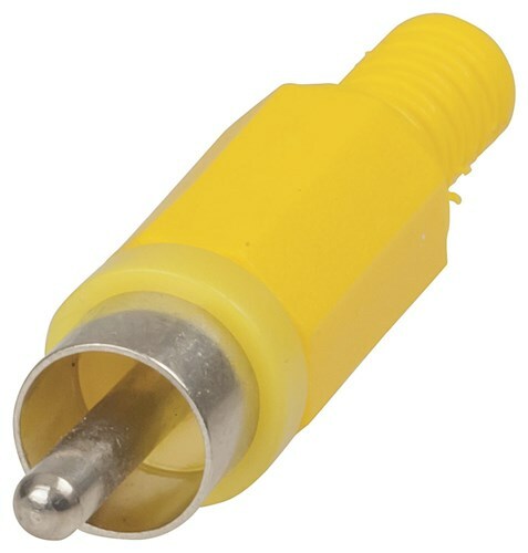 RCA Inline Plug Yellow