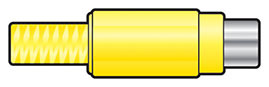 RCA Inline Socket.Yellow