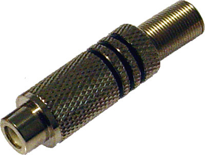 RCA Inline Socket Black