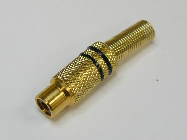 RCA Inline Socket Black