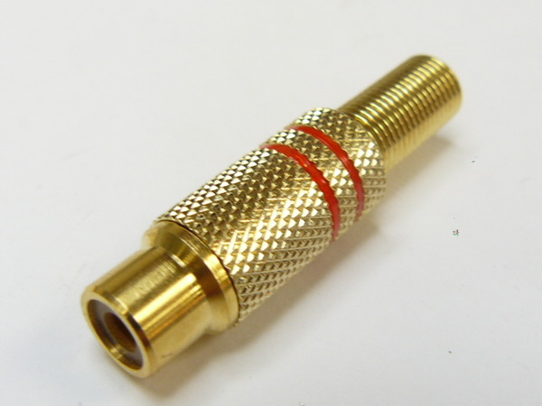 RCA Inline Socket Red