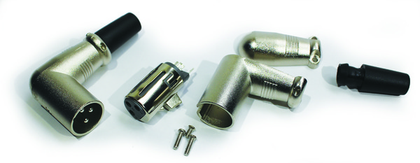 XLR Plug Female - Right Angle 