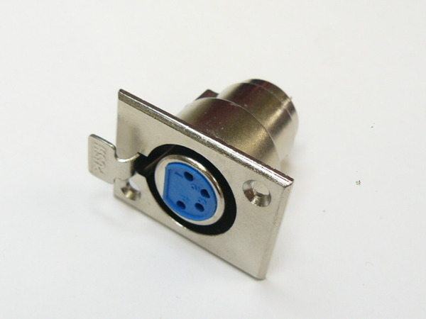 XLR Panel Mount 4 Pin, Female