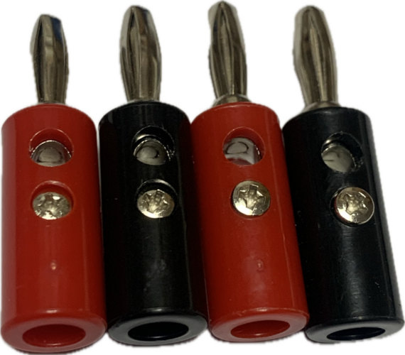 Banana Plug Stackable | Set of 4 |