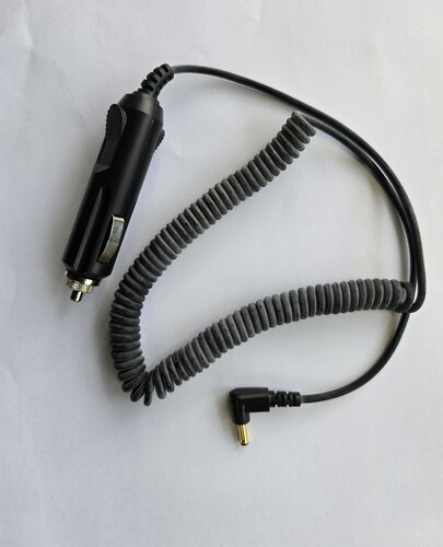 Cigarette Lighter Plug with curly Lead 