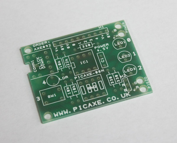PICAXE-08M Schools Experimenter Board