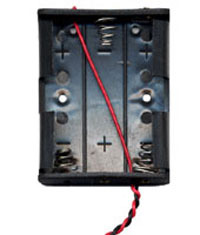Battery Holder - with Leads