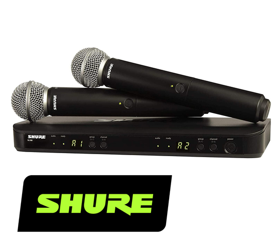 Shure BLX288/SM58 Wireless Dual Vocal System 