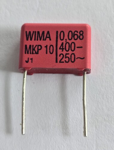 68nF 400V Polypropylene (PP) Capacitors - WIMA Germany