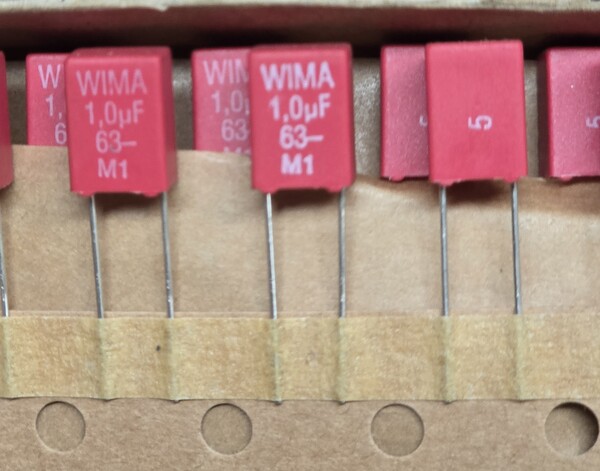 1uF  63V Metallized Polyester (PET) Capacitors - WIMA
