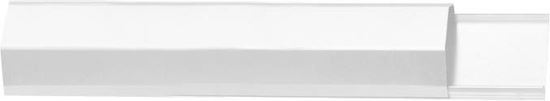 BRATECK 0.75M AV Cable Duct - White Aluminium
