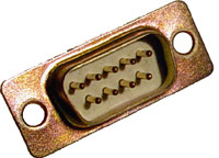 9 pin D Connector (RS232) Inline