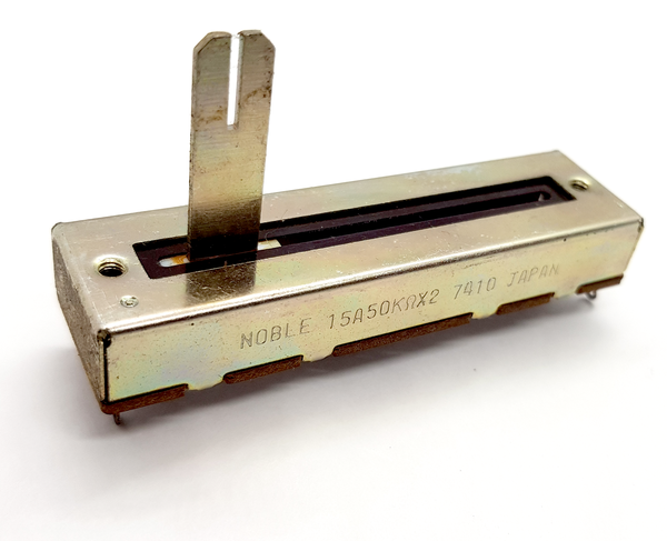 Dual 50K Ohm A logarithmic Slide Potentiometer