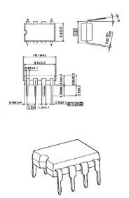 MC1458 P1 Dual Operational amp