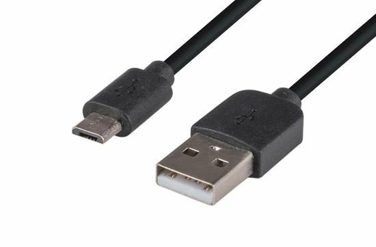 USB 2.0 Micro-B Male To USB-A Male Connector