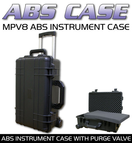 ABS Instrument Rolling Case with Purge Valve MPV8