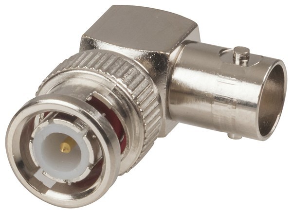 Adaptor BNC Plug to BNC Socket Right Angle