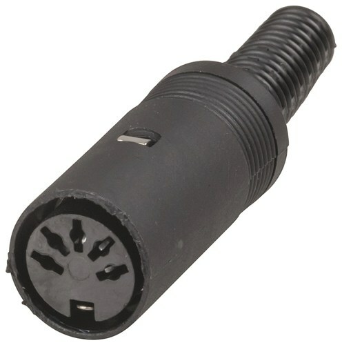 5 Pin DIN In-Line Socket