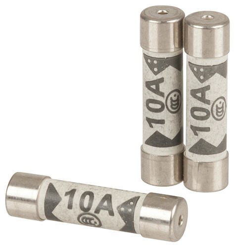 Ceramic Fuse 6mm x 25mm 10A Fast Blow