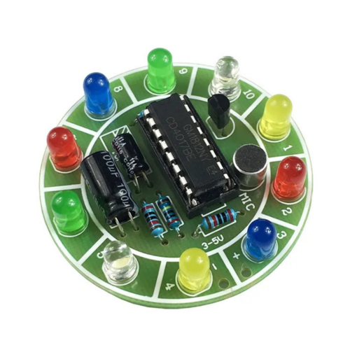 Colourful Voice Control Rotating LED