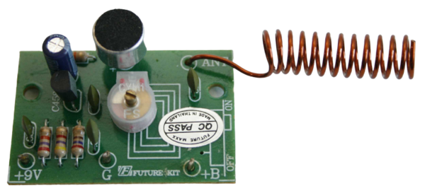 Kit - FM Wireless Mic Bug 1 Transistor