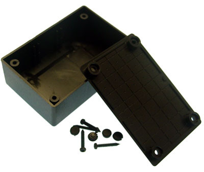 Project Box. Economy Plastic. Black finish