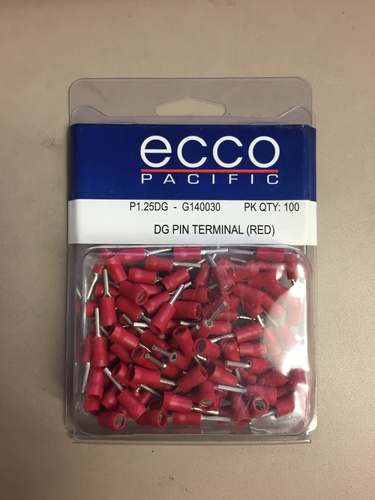 ECCO DG Pin Terminal (Red) P1.25DG