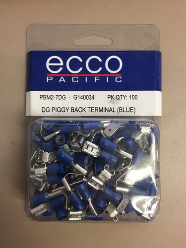 ECCO DG Piggy Back Terminal (Blue) PBM2-7DG