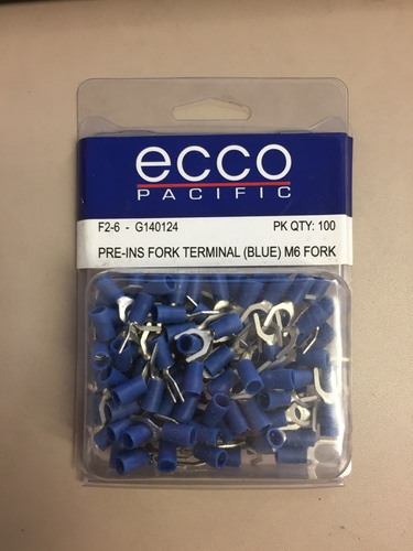 ECCO Pre-Ins Fork Terminal (Blue) M6 Fork F2-6