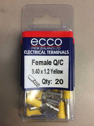 ECCO Female Q/C 9.40 x 1.2 (Yellow)