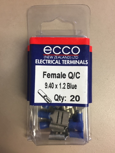 ECCO Female Q/C 9.40 x 1.2 (Blue)