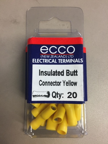 ECCO Insulated Spade Connector (Yellow)