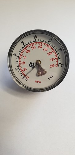 Pressure Gauge 50mm 1/8" 250 KPA/35 PSI.