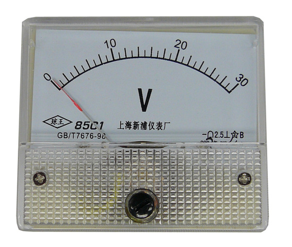 Panel Meter 0 - 30 Volts DC