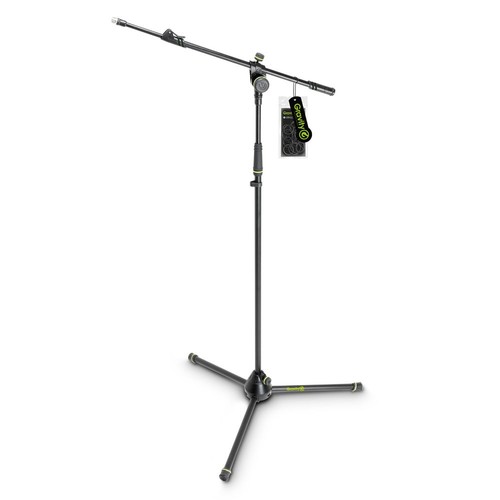 Gravity Microphone Stand with Folding Tripod Base