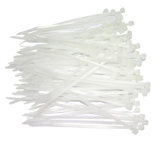 Cable Ties -  Clear - Pack of 100