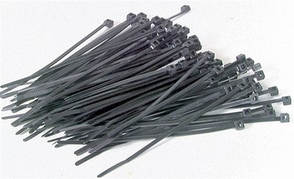 Cable Ties - Black - U/V Resist - Pack of 100