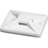 Adhesive Cable Tie Mounts - 100 Pack