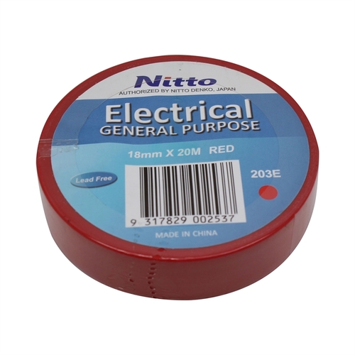 Nitto Brand Electrical Tape Red
