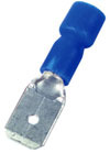 Quick Connects Spade Male Blue