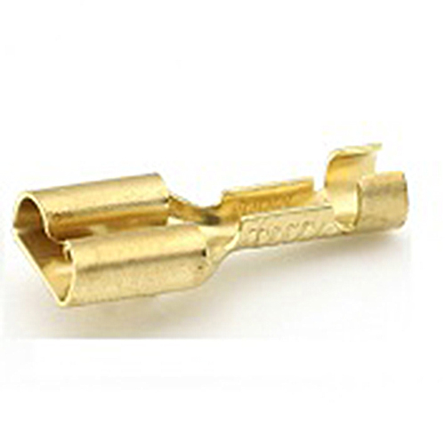 Quick Connects Female Spade Uninsulated Gold
