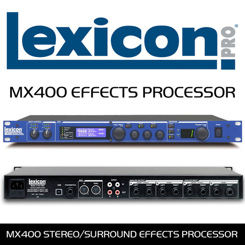 Multi Effects Processor with TRS LEXICON MX400 - Sound Division