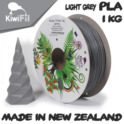 3D Printer Filament PLA 1.75mm Light Grey