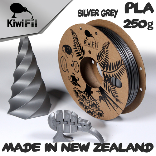 3D Printer Filament PLA 1.75mm Silver Grey