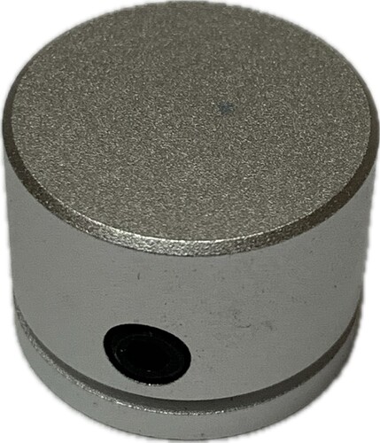 Knob Brushed Aluminium 
