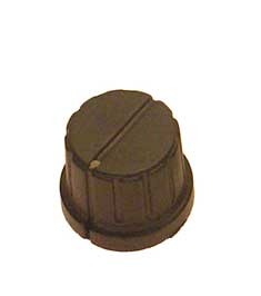 Knob, Black, Grub Screw, With Indicator